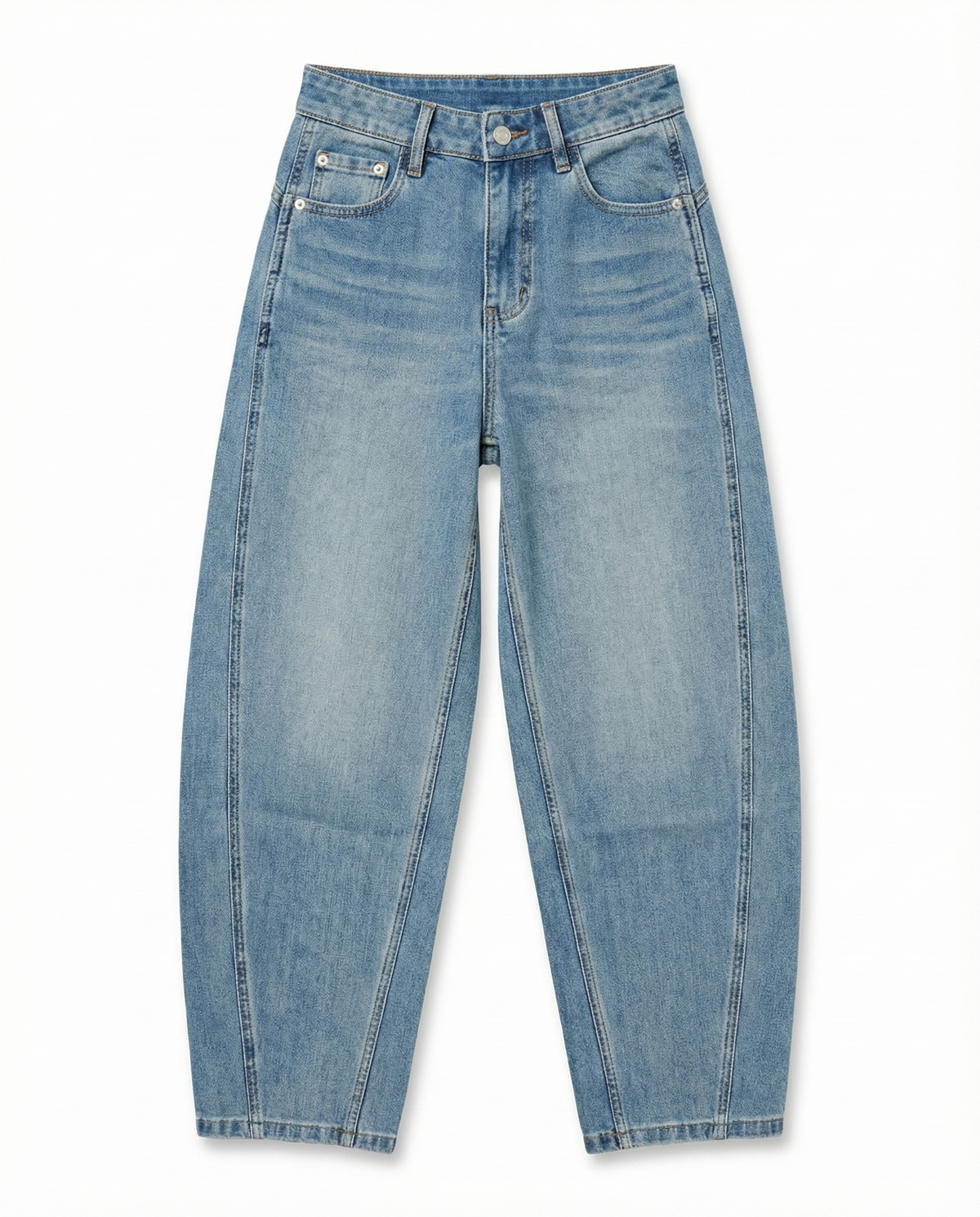 Tapered Light Blue Jeans
