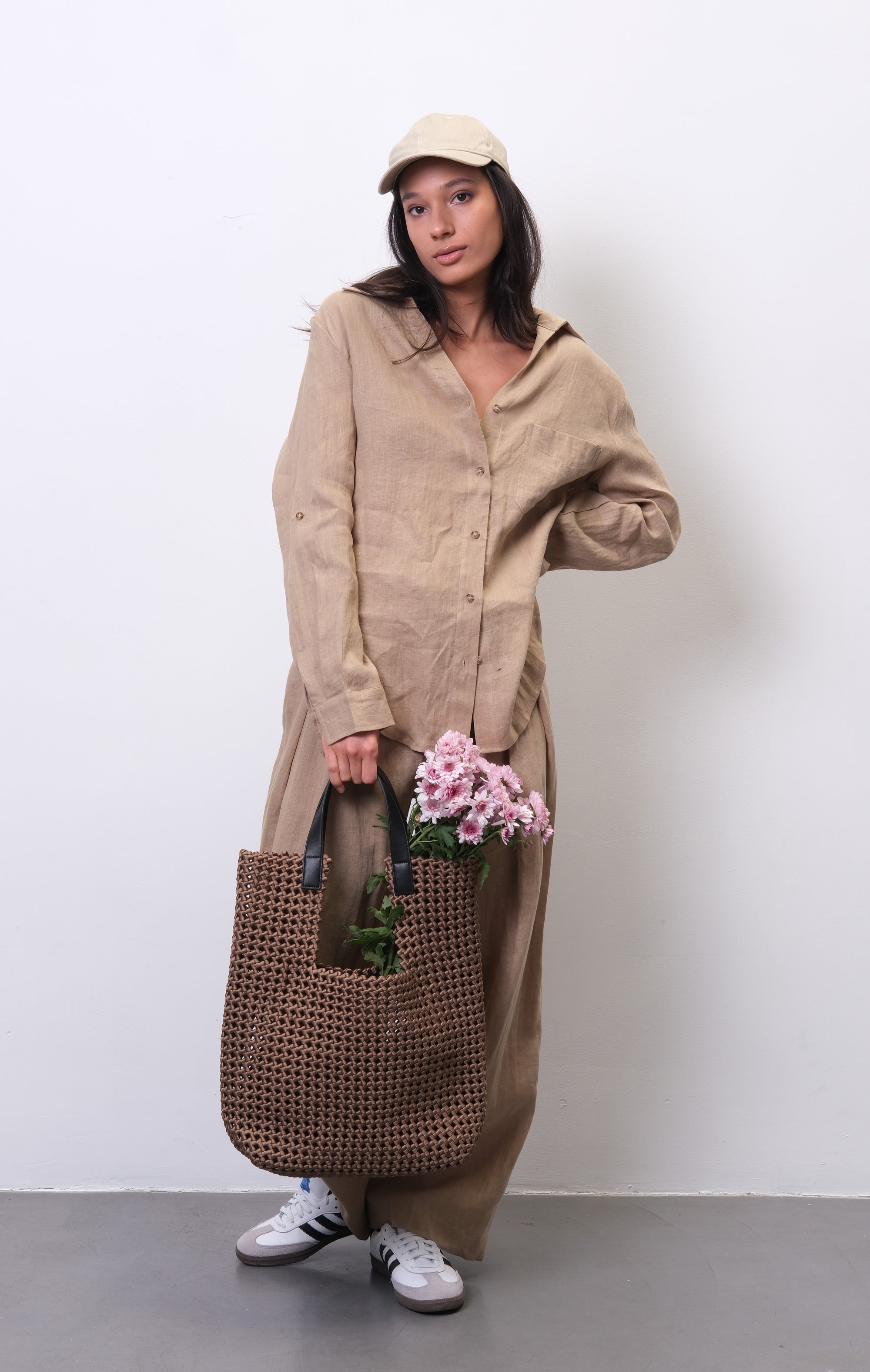 Linen Button-Up Shirt