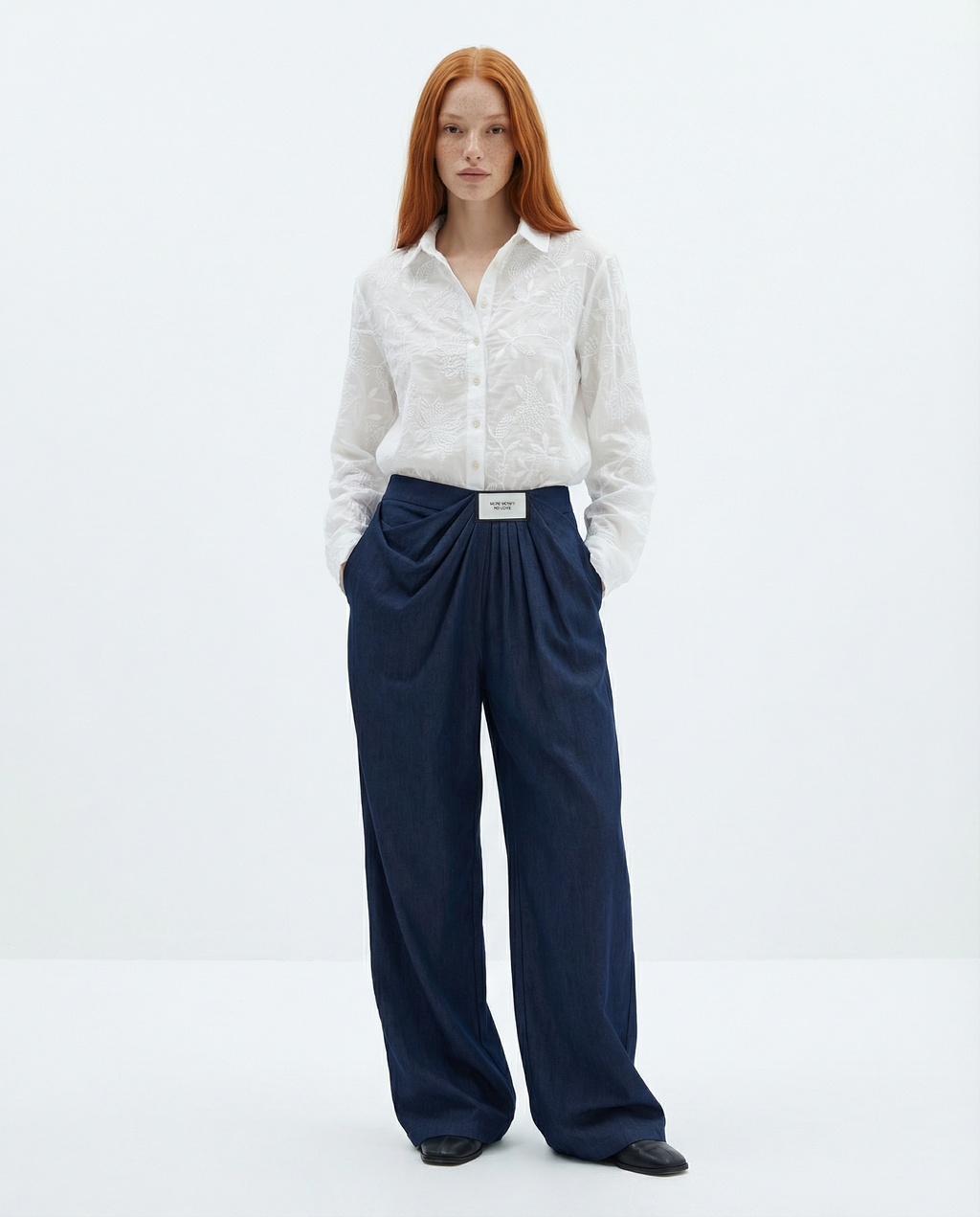 Draped Elegance Pants