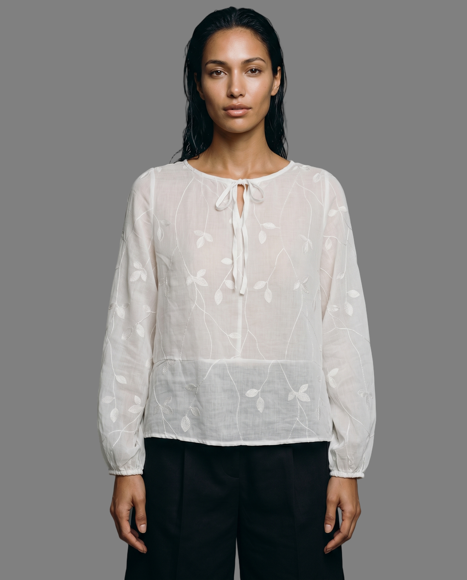 Soft Embroidered Blouse