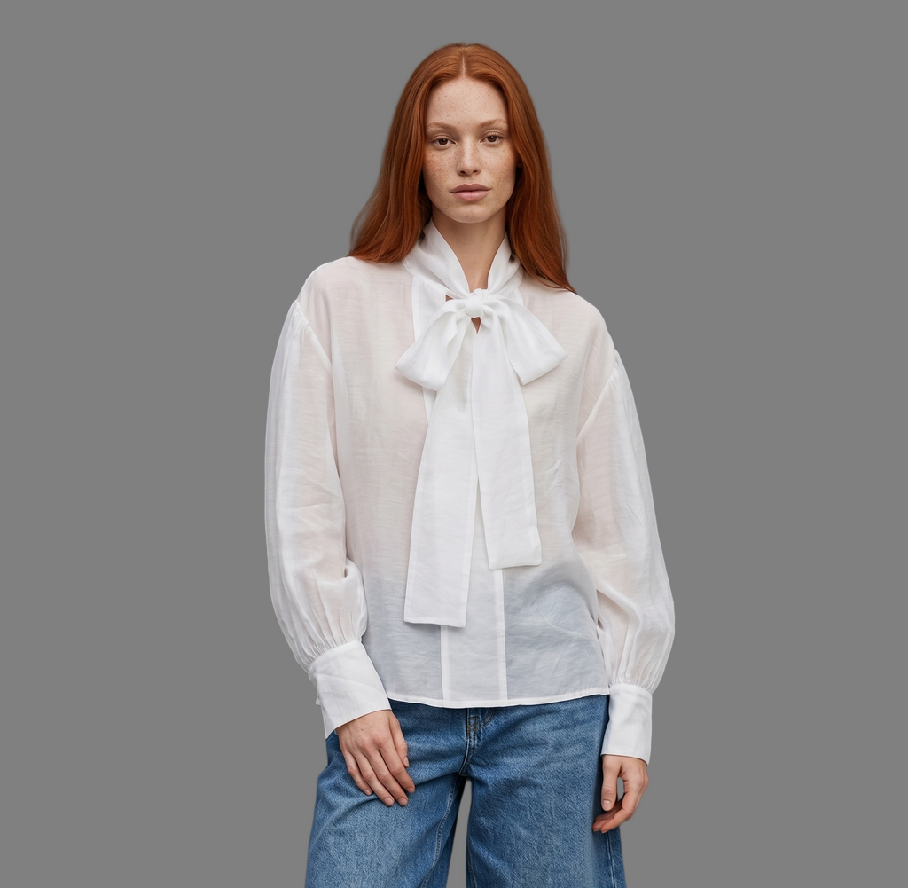 Elegance Tie Blouse