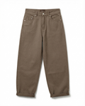 Classic Brown Straight-Leg Jeans