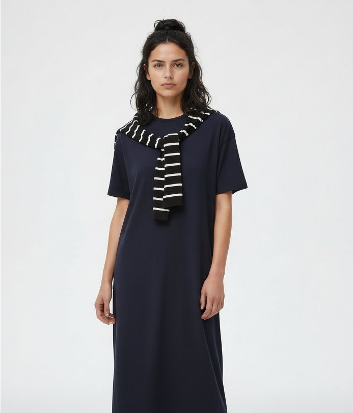 Clean Line Minimal Dress